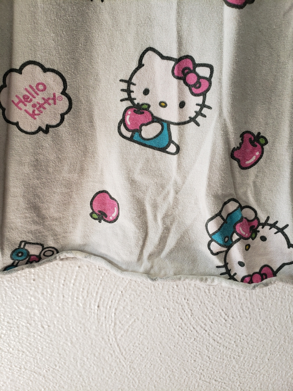Hello Kitty Gray Tee with Pink and Blue Accents - Picture 4 of 5